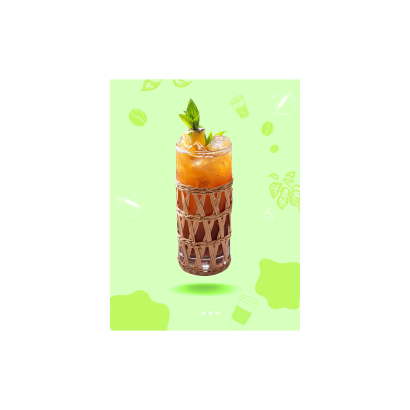 Trà đào cam sả – Ly 500ml
